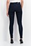 Women High Super Skinny Stretchable Jeans, Navy - 2