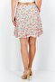 Women Floral Pattern Mini Skirts, Pink - 3