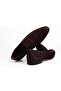 Brown Laceless Genuine Leather Men's Shoes - 2