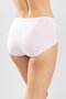 Women's Classic Cotton High Waist Laced Bato Panties 3 Pack White - 5