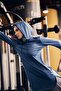 تي شيرت تدريب إسلامي أزرق اللون بأكمام طويلة وغطاء للرأس من أكتيف - 6 - 2