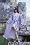 3 Layers of 100% Cotton Woven Moon Eye Patterned Muslin Kimono