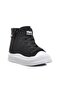 Orion-P Black and White Unisex Children's Boots with Fleece Inside