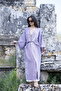 3 Layers of 100% Cotton Woven Moon Eye Patterned Muslin Kimono - 4
