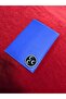 Embossed Plexi Blue Leather Three Crescents License Holder, License Case, License Wallet, License Container