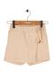 Girl Gabardine Bow Shorts Skirt