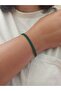 Knitted Macrame String Surfer Bracelet, Dark Green String Bracelet, Gift Bracelet - 4