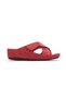 Women's Orthopedic Cross Velcro Adjustable Top Detail Comfort Model Daily Slippers Soft - 4