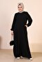 Women's Large Size Ayrobin Ferace Zippered and Long Neck