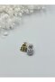 Colorful Stone and Snowman Detail Earrings - 2