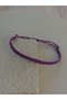 Salmon, Lilac, Fuchsia and Purple Macrame Bracelet Set of 4 - Handmade, Unisex, Gift Bracelet - 5