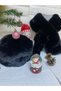 Valentine's Day Gift Furry Plush Hat and Scarf Set - Winter Faux Fur Russian - 8