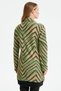 Green Double Breasted Blazer Cardigan - Buttoned - 4