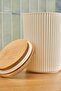 وعاء ماسيمو/حاوية تخزين 0.9 لتر كريمي - 4