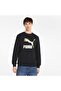 Puma Tr Puma Blac - Classic Metallic Logo Crew