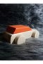 Wooden Toy Coop Wheeled Car, Wooden Montessori Toy, Cute Baby Toys - Orange - 3