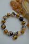 Jewellery Bracelet with Agate Stones and Czech Crystal - 3