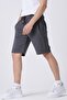 Men's 3 Pack Bermuda Regular Fit Shorts Ant-black-grey - 3