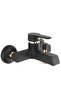 Square Style Mix Black Bathroom Faucet
