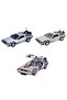 Back to the Future Full Set 1-2-3 Metal Model Car Back to the Future