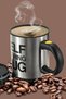 Self Stirring Mixer Mug Thermos Cup; Self Stirring Mug Black