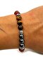 Natural Stone - Stress Bracelet - Tiger's Eye - Agate - Lapis Lazuli - Unisex - 4