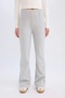 E4387 Wide Leg Wide Leg Stretchy Waisted Long Length Sweatpants - 4