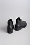 Seç 3701 Genuine Leather Women's Comfort Boots Black - 5