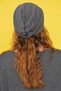 Women's Gray Fleece Neck Collar Beanie Suitable for Use as Polar Fabric Neck Collar - 3