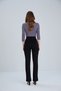 Straight Pipe Leg Pants Leggings - 5