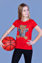 Girl's Teddy Bear Printed T-Shirt - 2