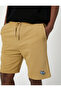 Beli Lace-Up Shorts Elephant Embroidered Slim Fit Pocket Detail - 5