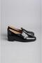 Seç 25143223 Genuine Leather Heeled Women's Shoes (Heel Height: 4 cm) Black Patent Leather - 3