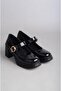 Seç 590 Platform Heel Women's Shoes (Heel: 7.5 Cm, Platform: 2 cm) Black