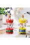 Merry Christmas Wooden Carousel Horse Ornaments Mini Lovely Wooden Christmas New Year - 2