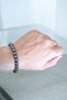 Genuine Hematite Bracelet - with Spacers, Real Natural Stone, Not Plated - 2