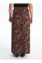 Lcwk Women's Elastic Waist Patterned Skirt - 4