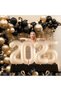 New Year's Large 2025 Foilballons 34 Inch Happy Birthday Decorations New Year's Eve Party Supplies - 2