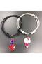 Black and White Spider Hello Kitty Couple Bracelet