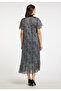 Midikleid s leopardím vzorom - 2