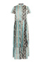 rochie maxi cu mâneci scurte - 3