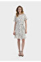Midikleid mit Rüschen
