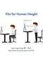 Flexispot Modern Electric Desk Workstation with LED Display and USB Port, Ideal Home and Office - 6