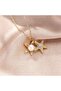 Pearl Gold Chain Necklace Hidden in a Starfish
