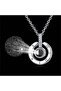 Silver Round I Love You in 100 Languages Necklace - 2