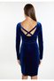 Samtkleid mit Strass - 4