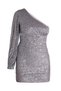 Rochie mini cu un singur umăr - 2