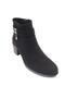 Sdf 303-24 Leather Thick Heeled Zippered Women's Boots