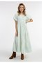 Kurzarm Maxikleid - 4