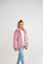 Basic Daily Pink Girl's Plush Coat - 2